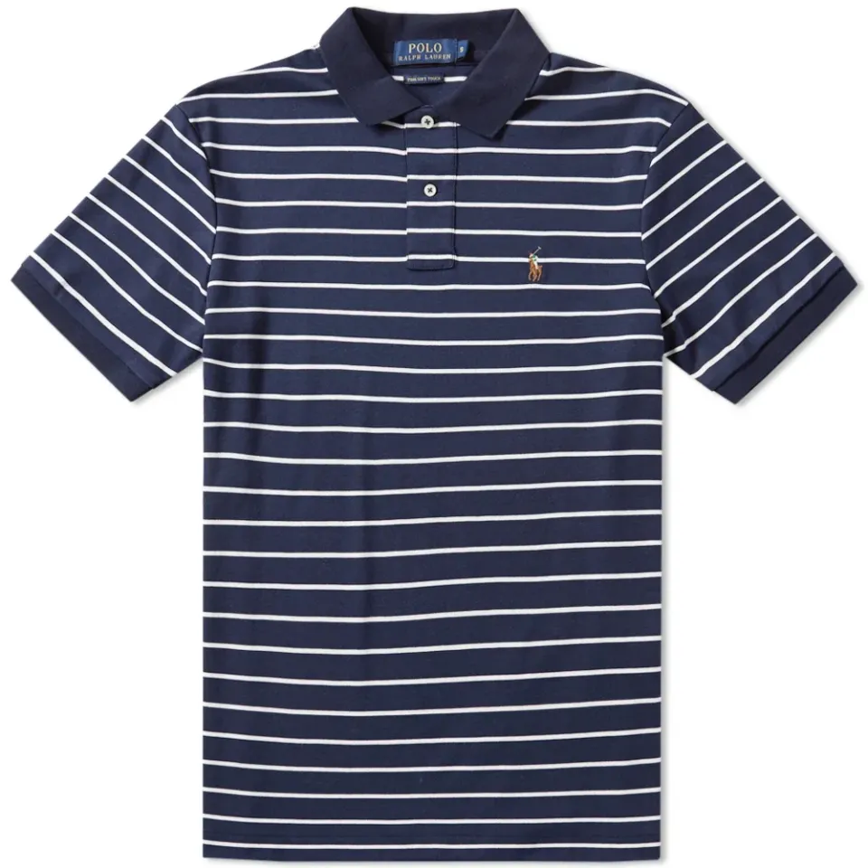 Slim Fit Stripe Polo