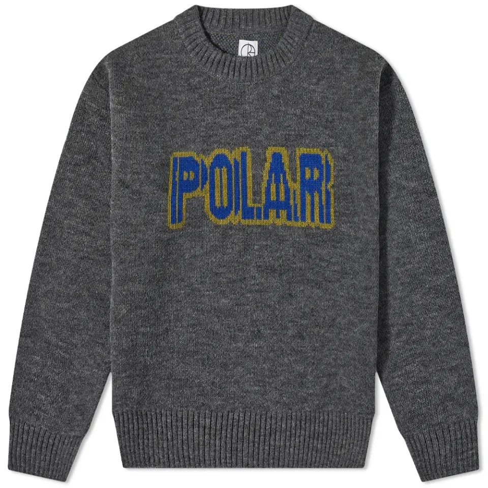 Polar Skate Co. Earthquake Logo Crew Knit