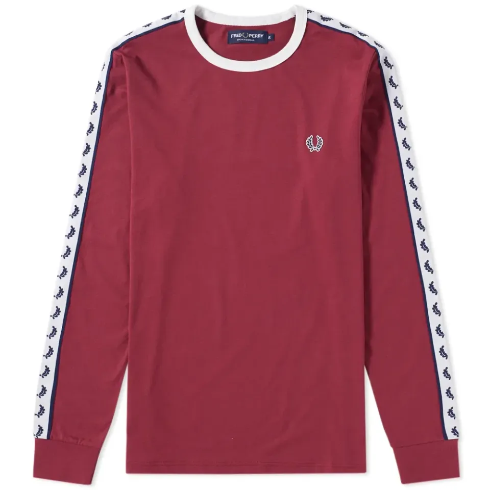 Fred Perry Long Sleeve Taped Ringer Tee