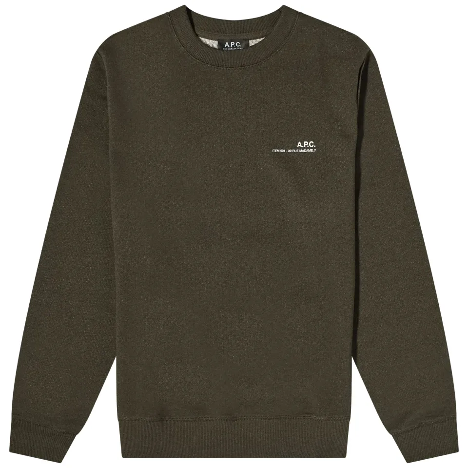 A.P.C. Item Logo Crew Sweat