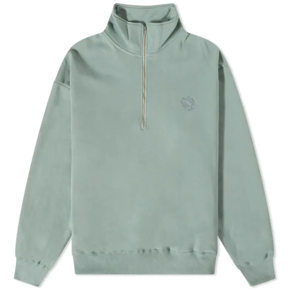 Circle Logo Quarter Zip Sweat