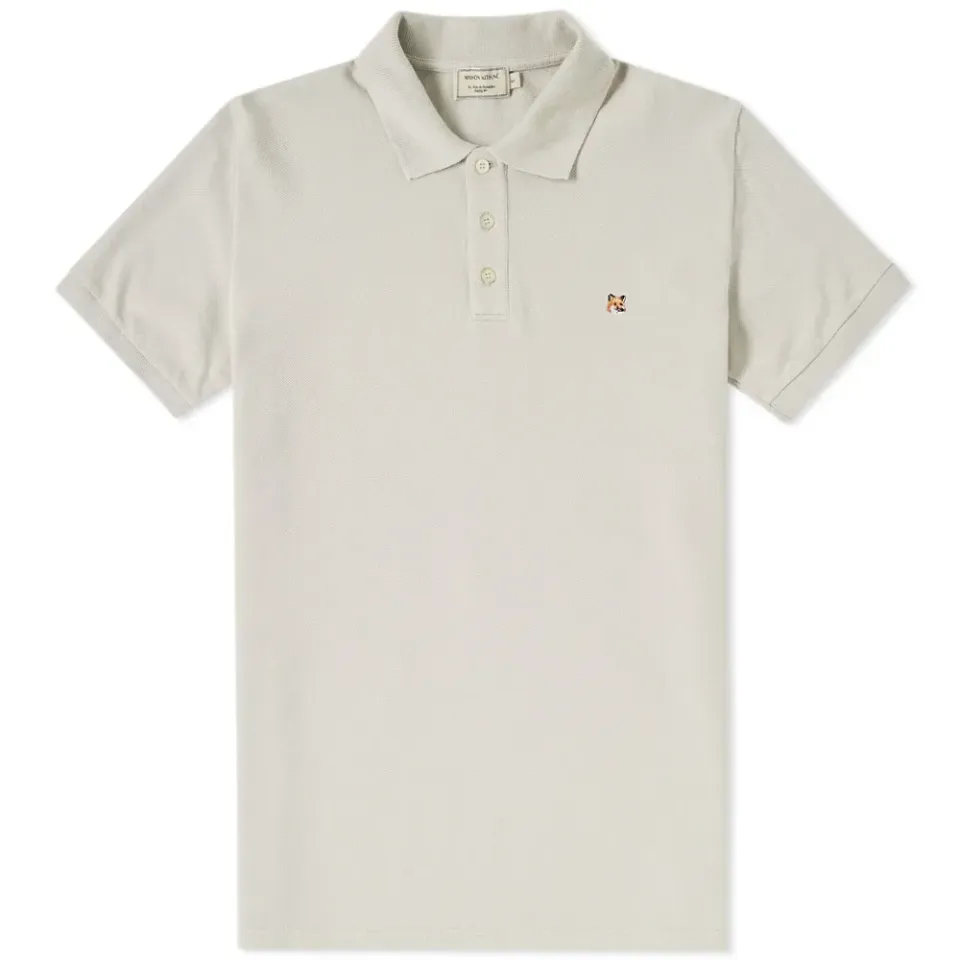 Maison Kitsuné Fox Head Embroidery Polo