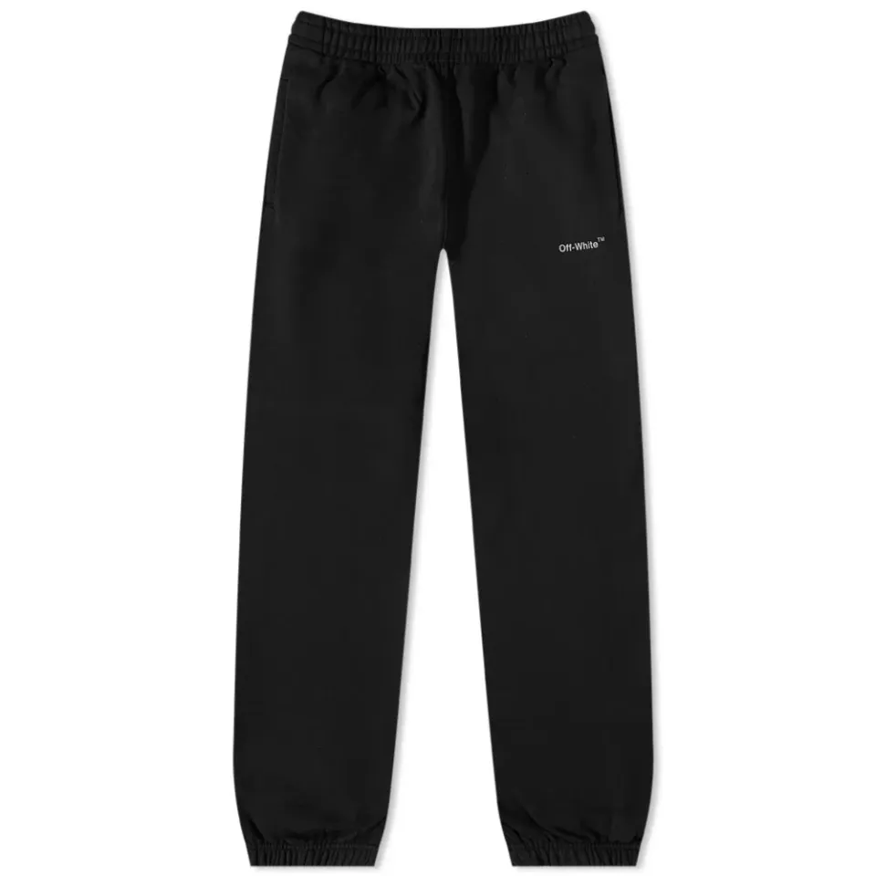 Diagonal Outline Slim Sweat Pant