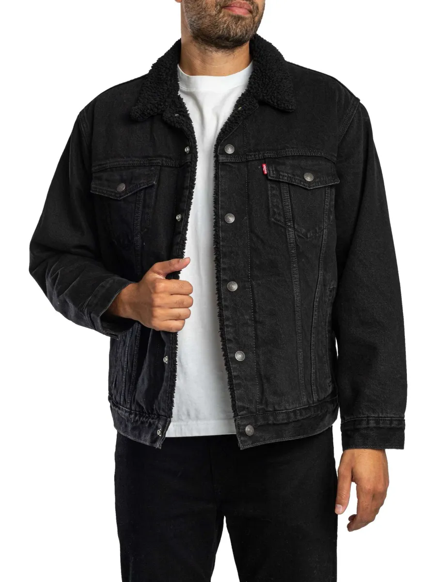 Relaxed Fit Sherpa Jacket