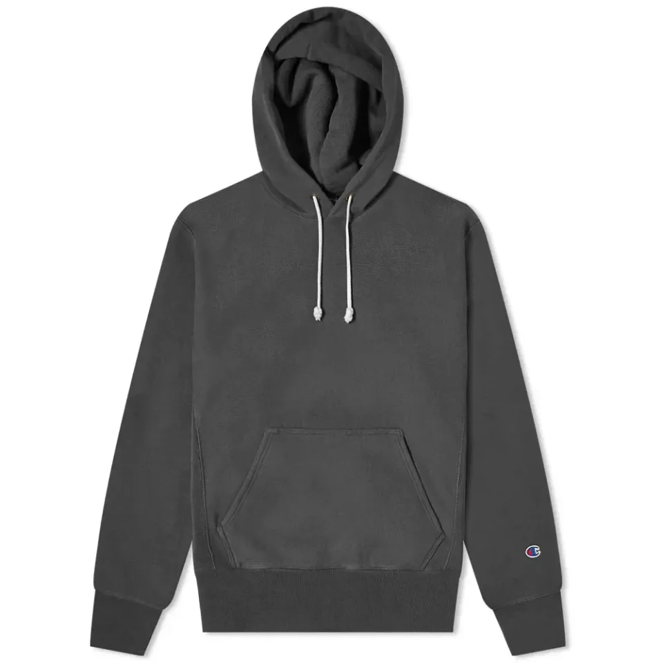 Acid Wash Popover Hoody