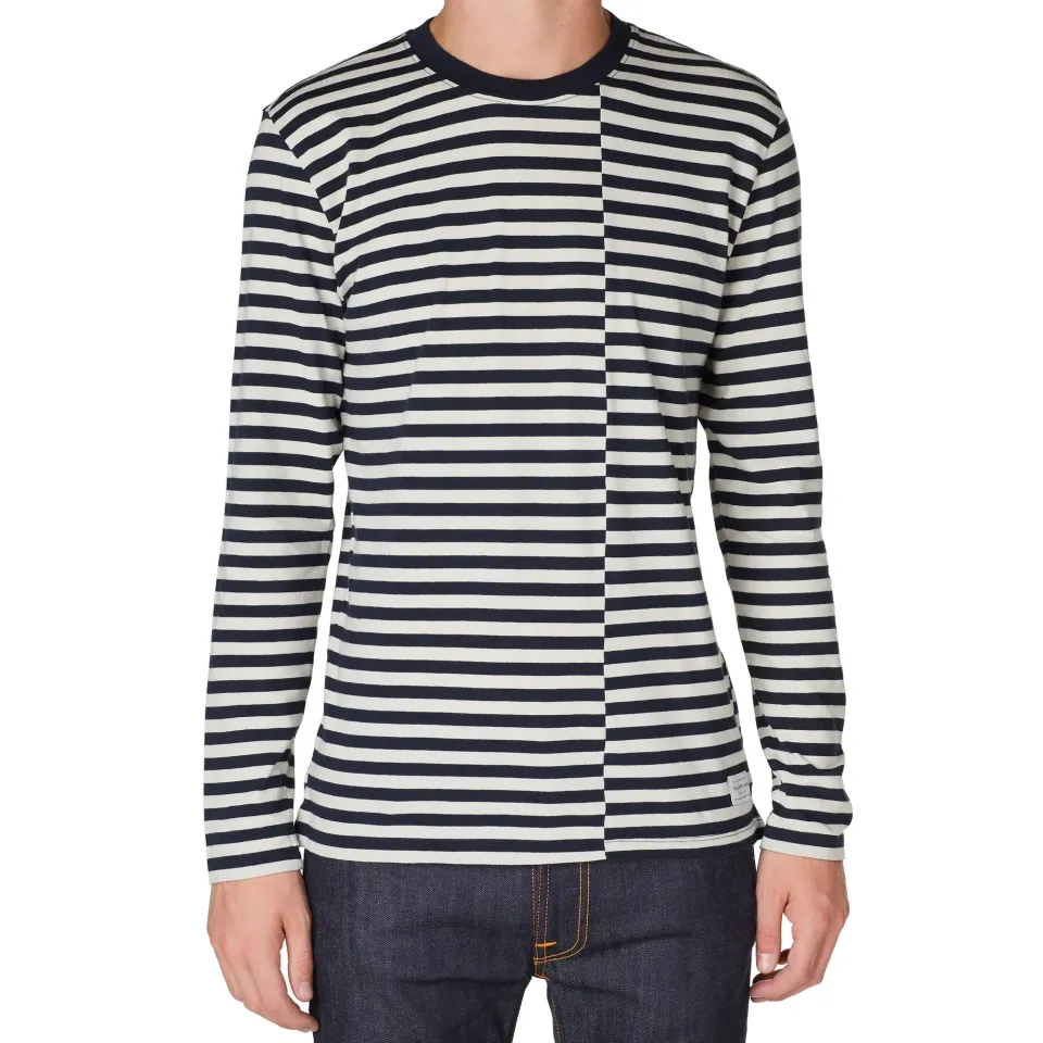 Long Sleeve Broken Stripe Tee