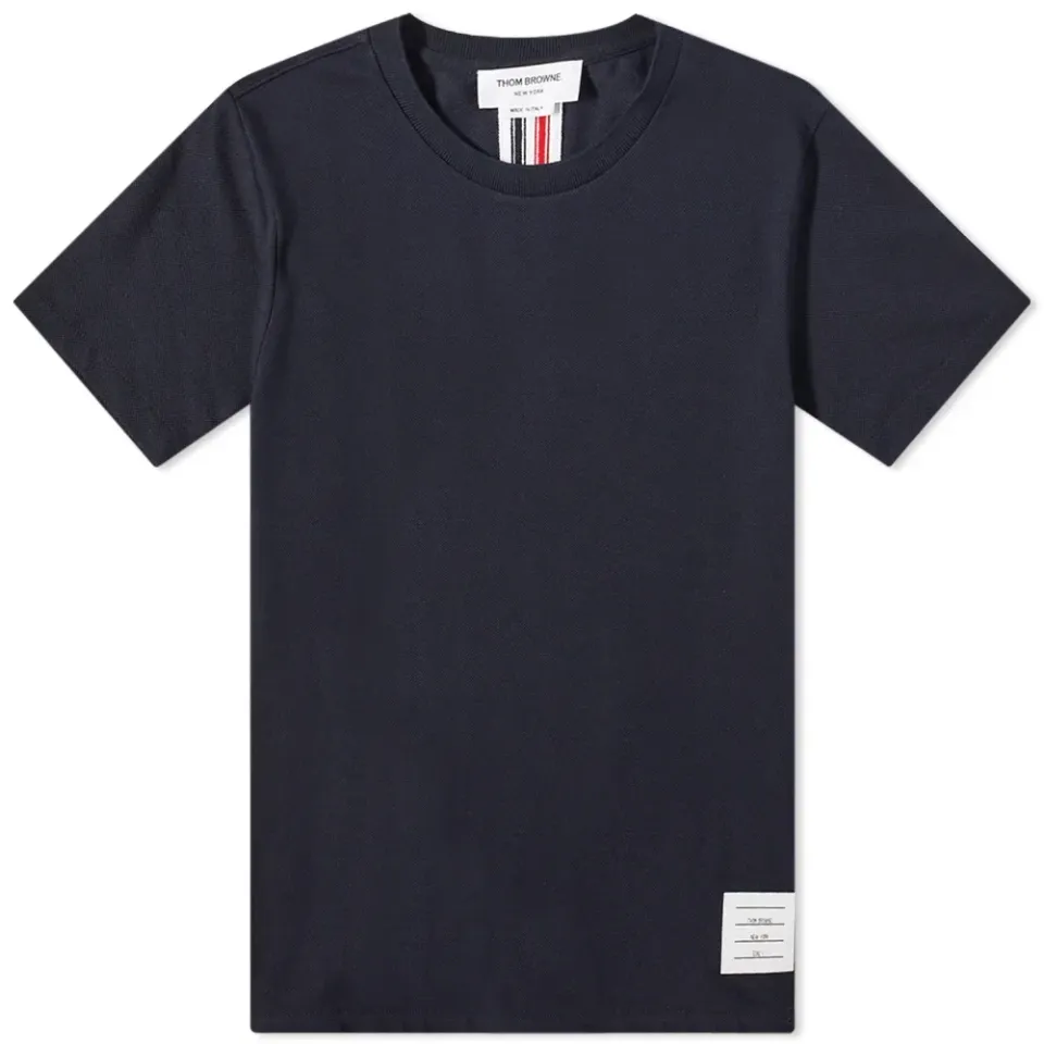 Back Stripe Pique T-Shirt