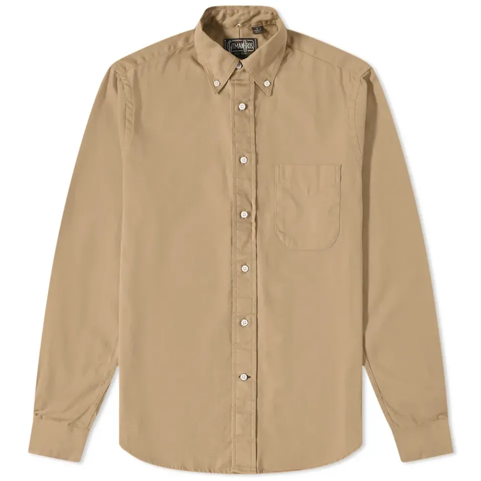 Button Down Overdyed Oxford Shirt