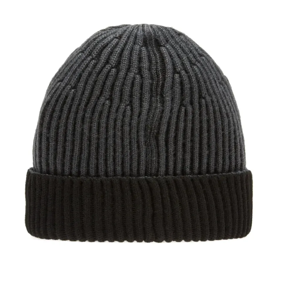 Contrast Fold Beanie