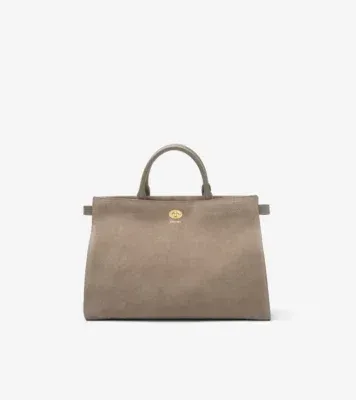 Medium Cotswolds Tote in Taupe brown