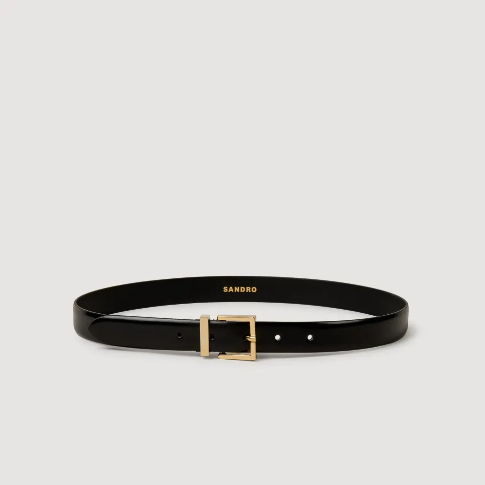 Leather belt
