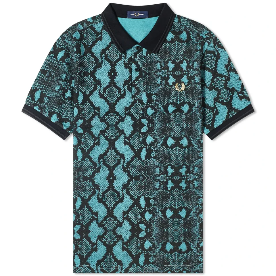 Snake Print Polo