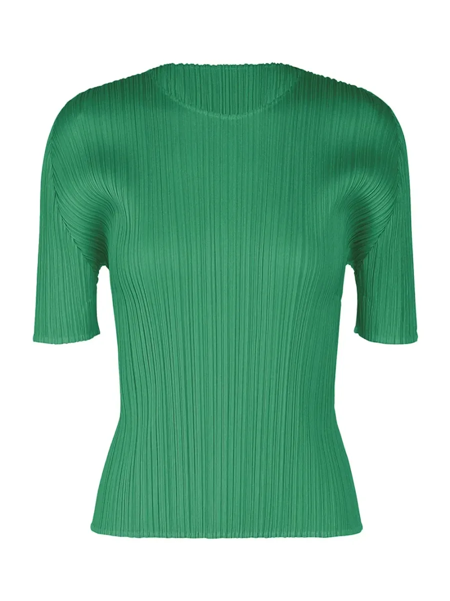 Pleats Please July Colors Top Fresh Green