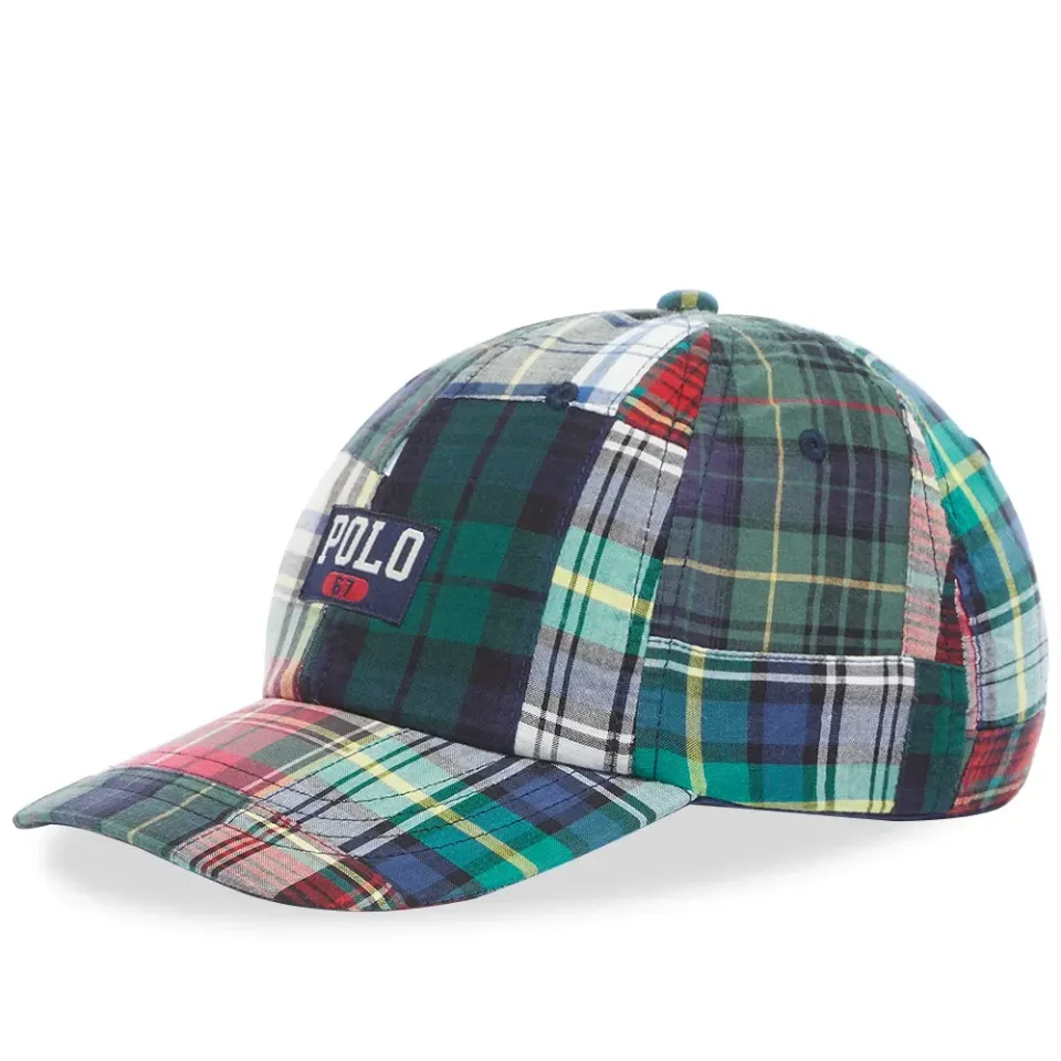 Patchwork Madras Sport Cap
