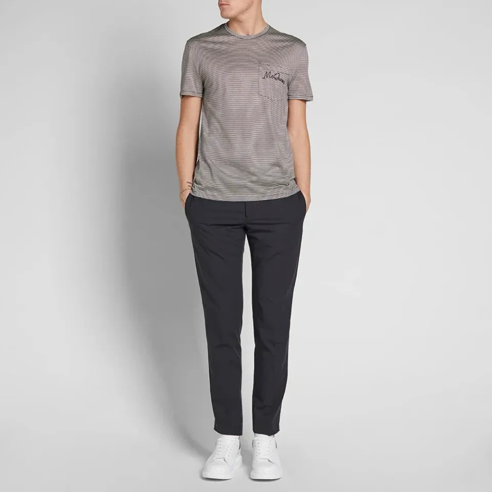 Logo Stripe Pocket Tee