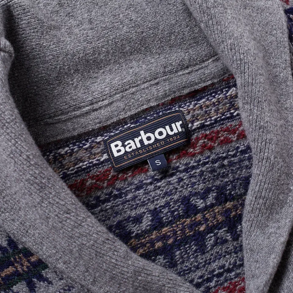 Harvard Fair Isle Shawl Cardigan