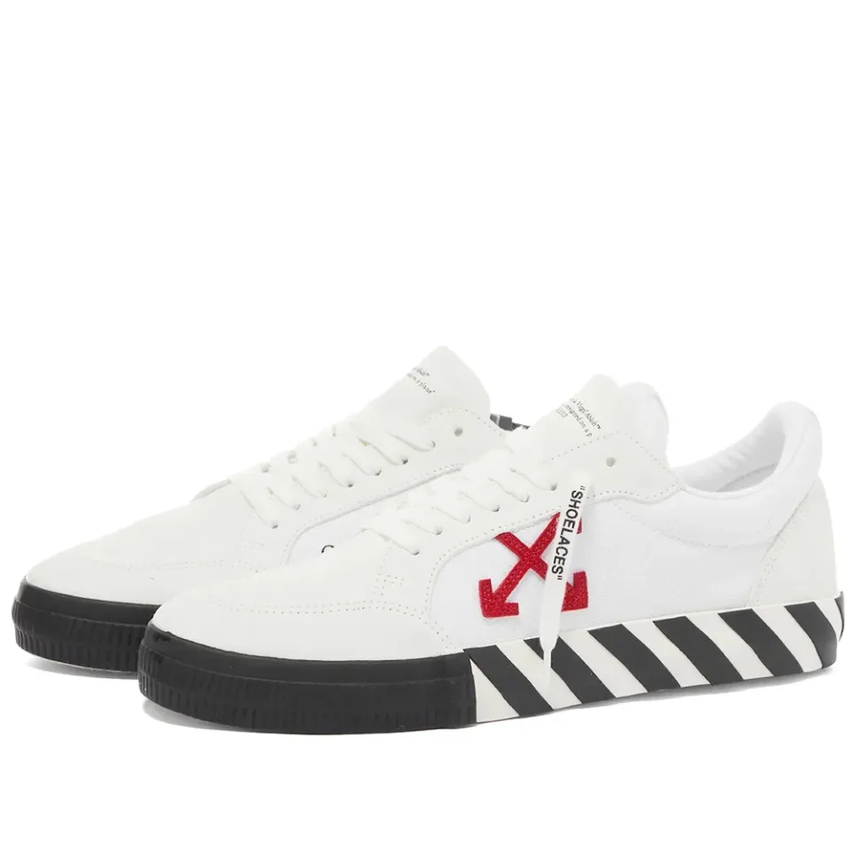 Low Vulcanised Canvas Suede Sneaker