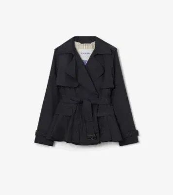 Nylon Pembury Trench Jacket in Navy