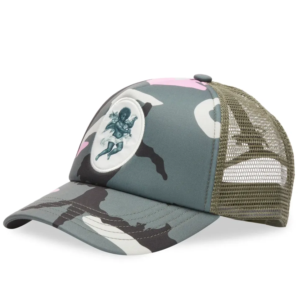 Woodland Camo Trucker Cap