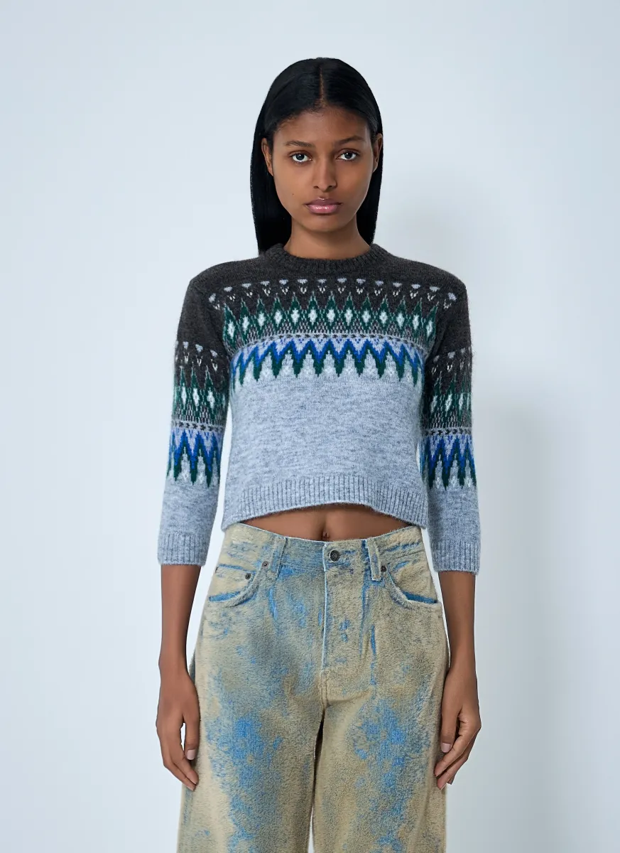 Fair Isle Knit Sweater