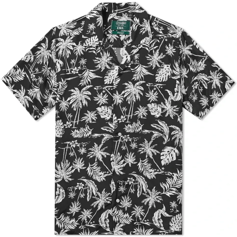 x END. Short Sleeve Floral Shirt