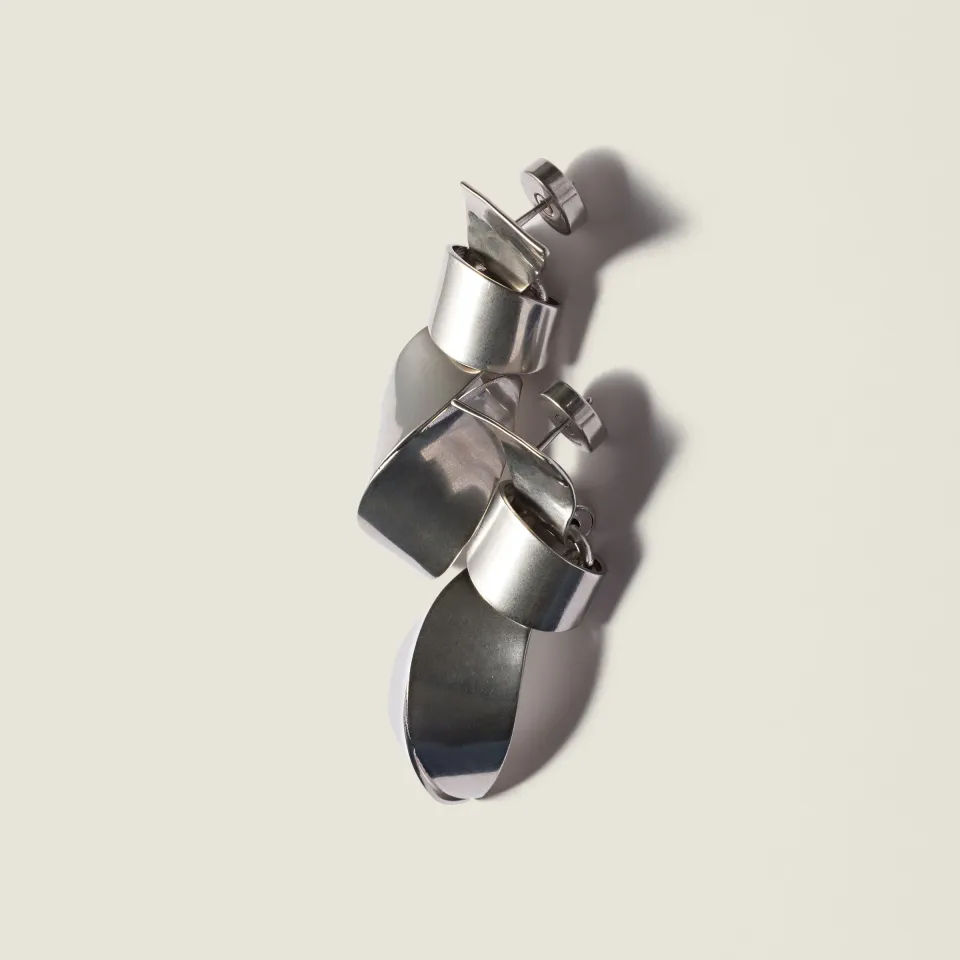 Metal earrings