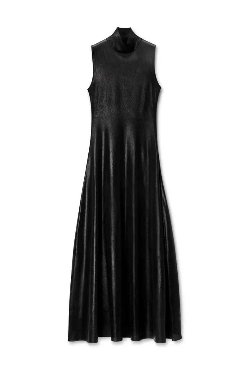Sleeveless Turtleneck Dress