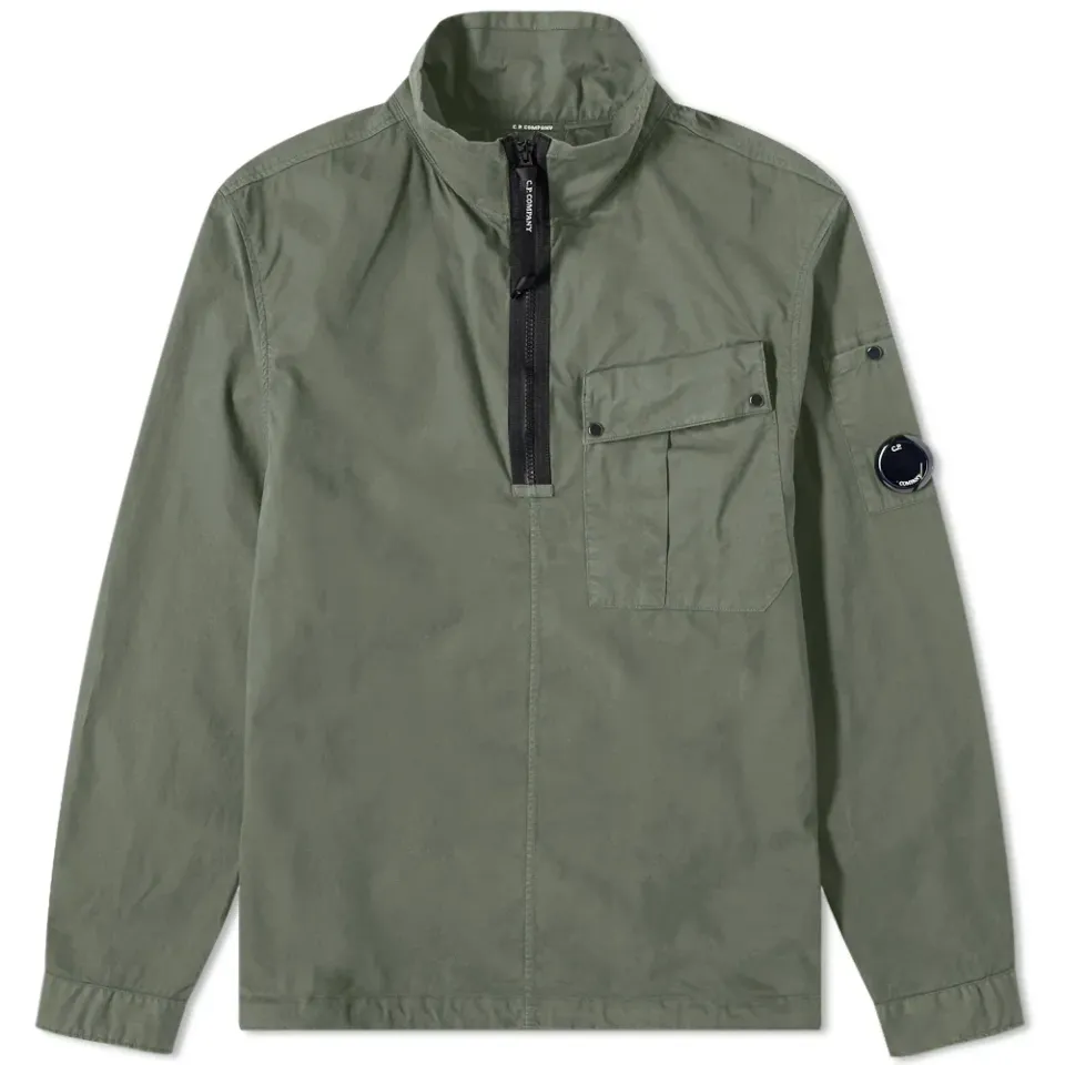Arm Lens Quarter Zip Overshirt