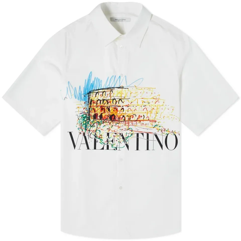 Short Sleeve Roman Sketch Shirt