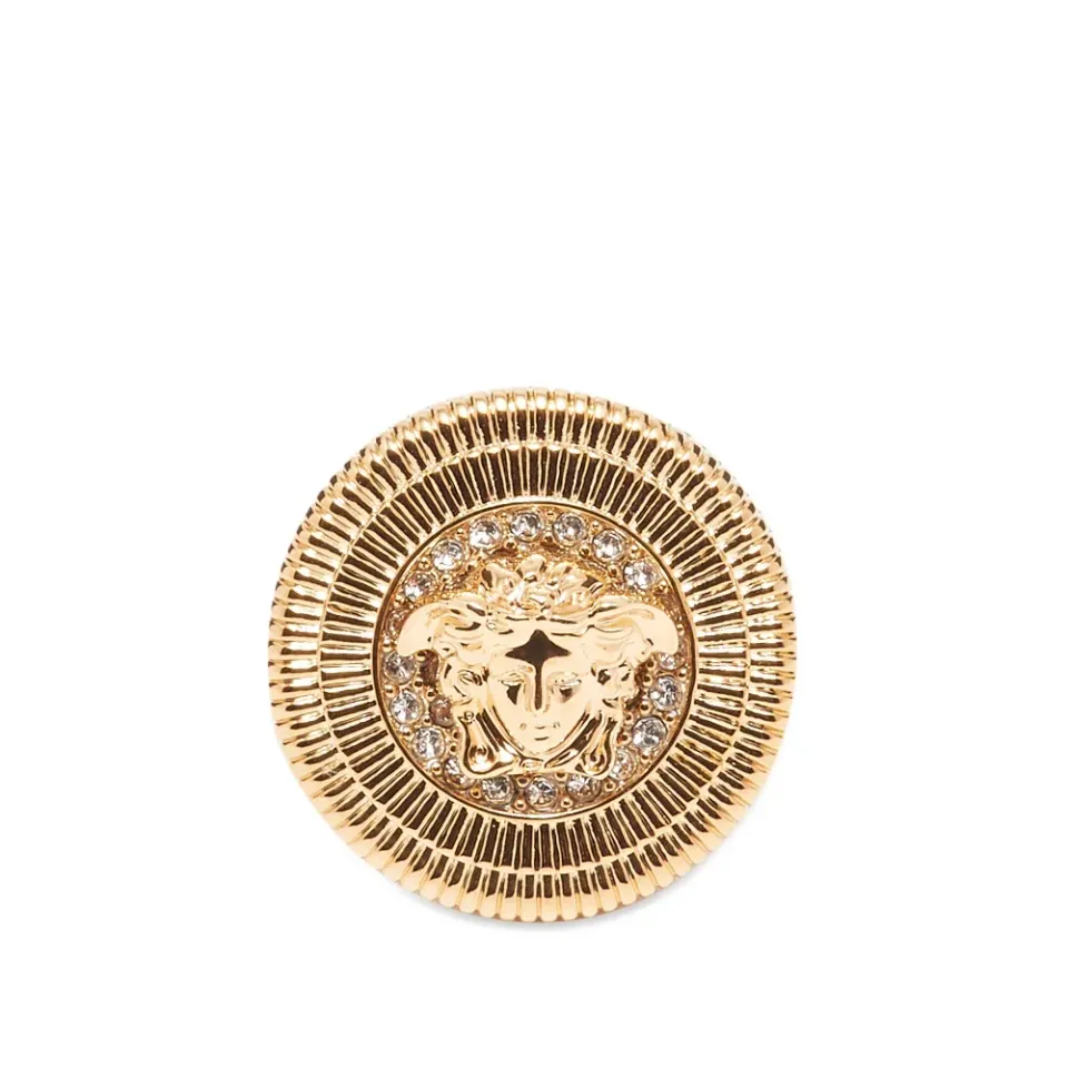 Large Medusa Head Signet Ring