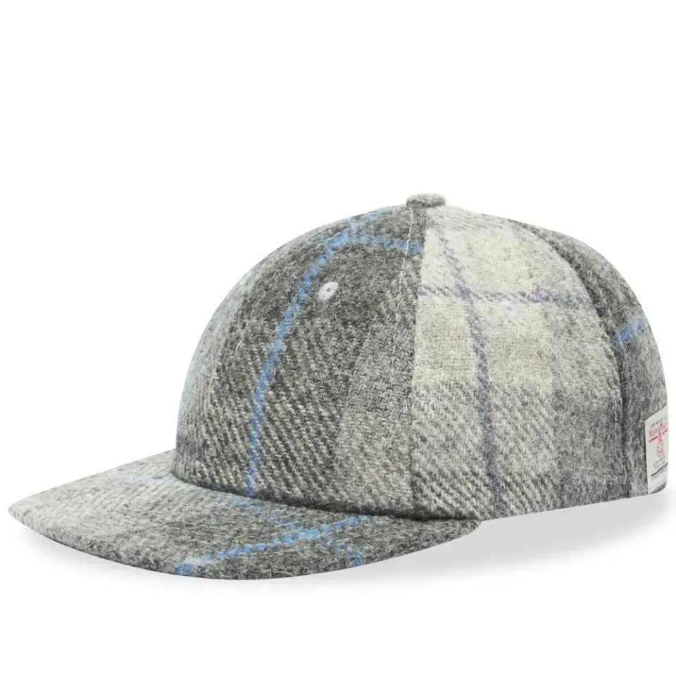 Harris Tweed Plaid 6 Panel Cap
