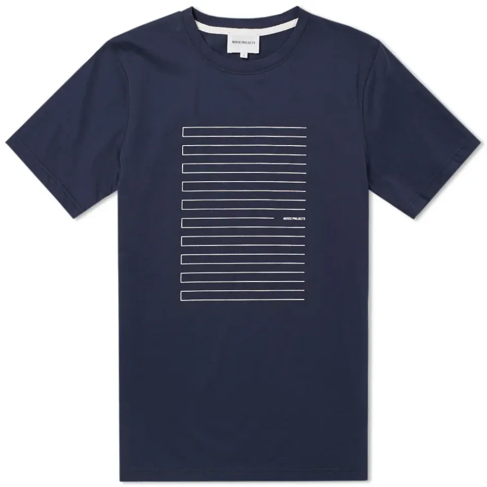 Niels Stripe Screen Logo Tee