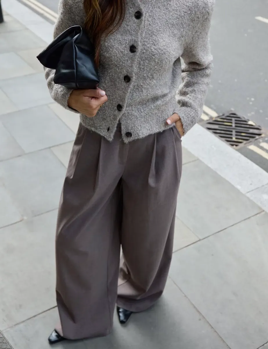 Tailored Wide Leg Trousers