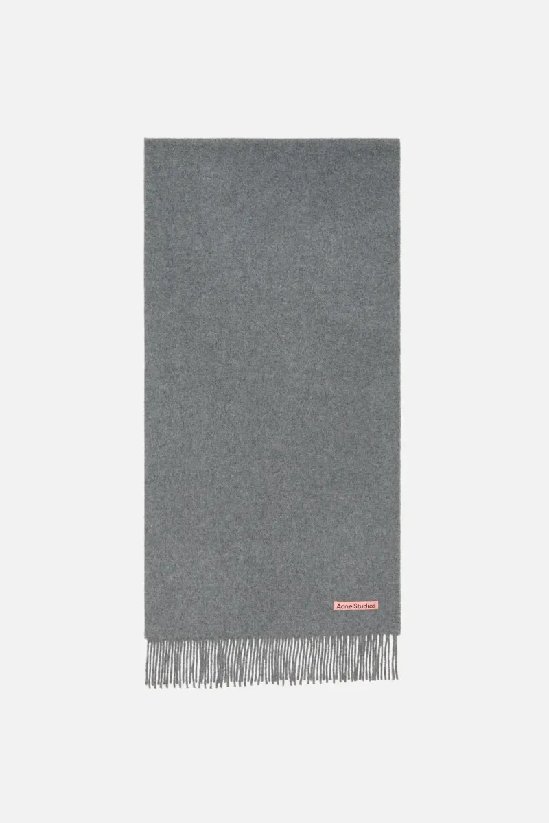 Cashmere fringe scarf - Narrow