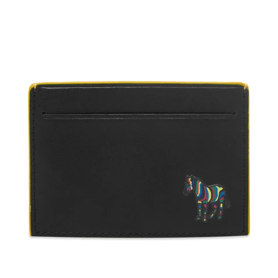 Zebra Leather Card Holder