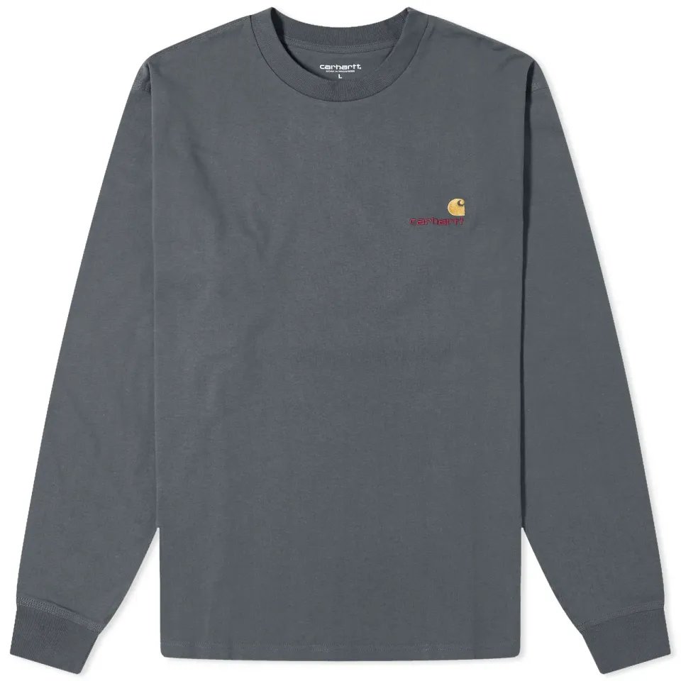Long Sleeve American Script T-Shirt