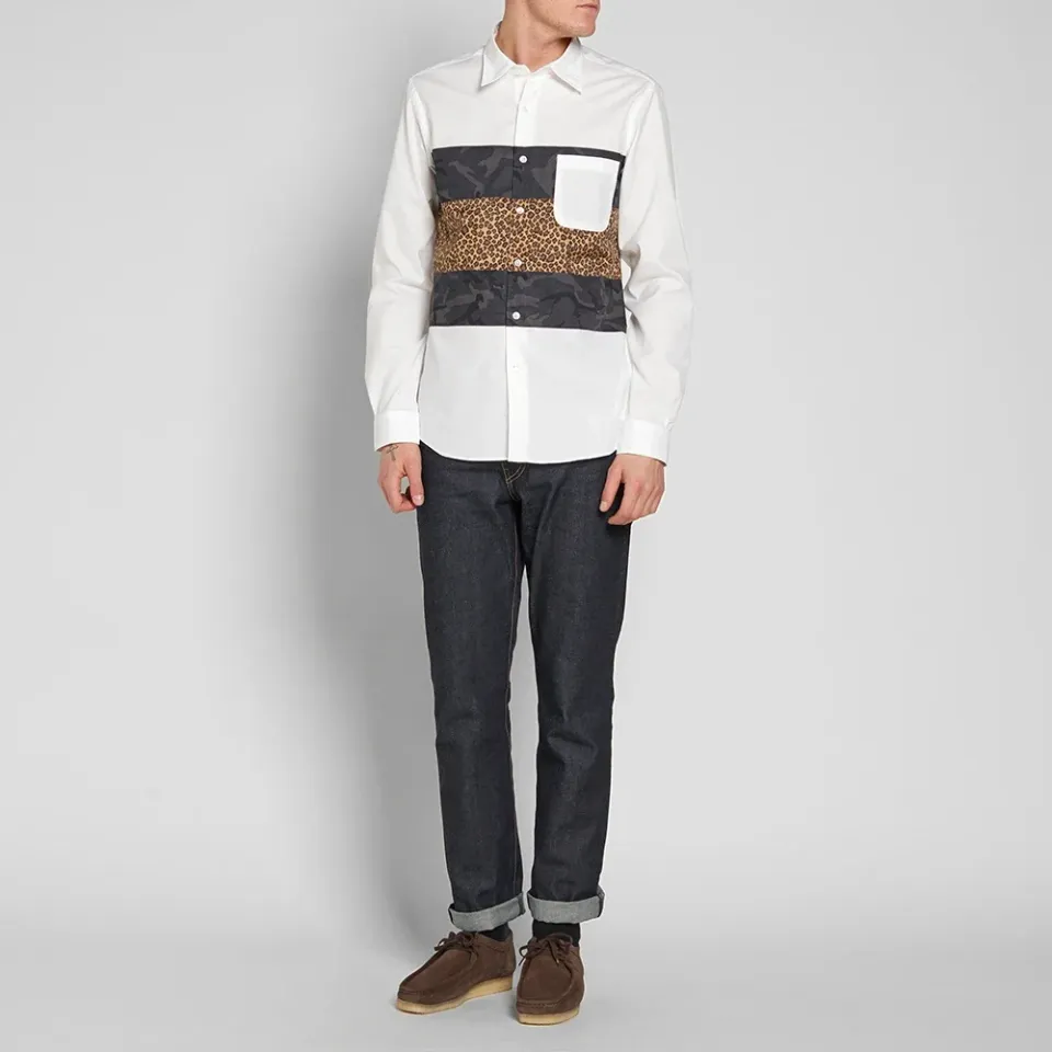 Fabric Mix Shirt