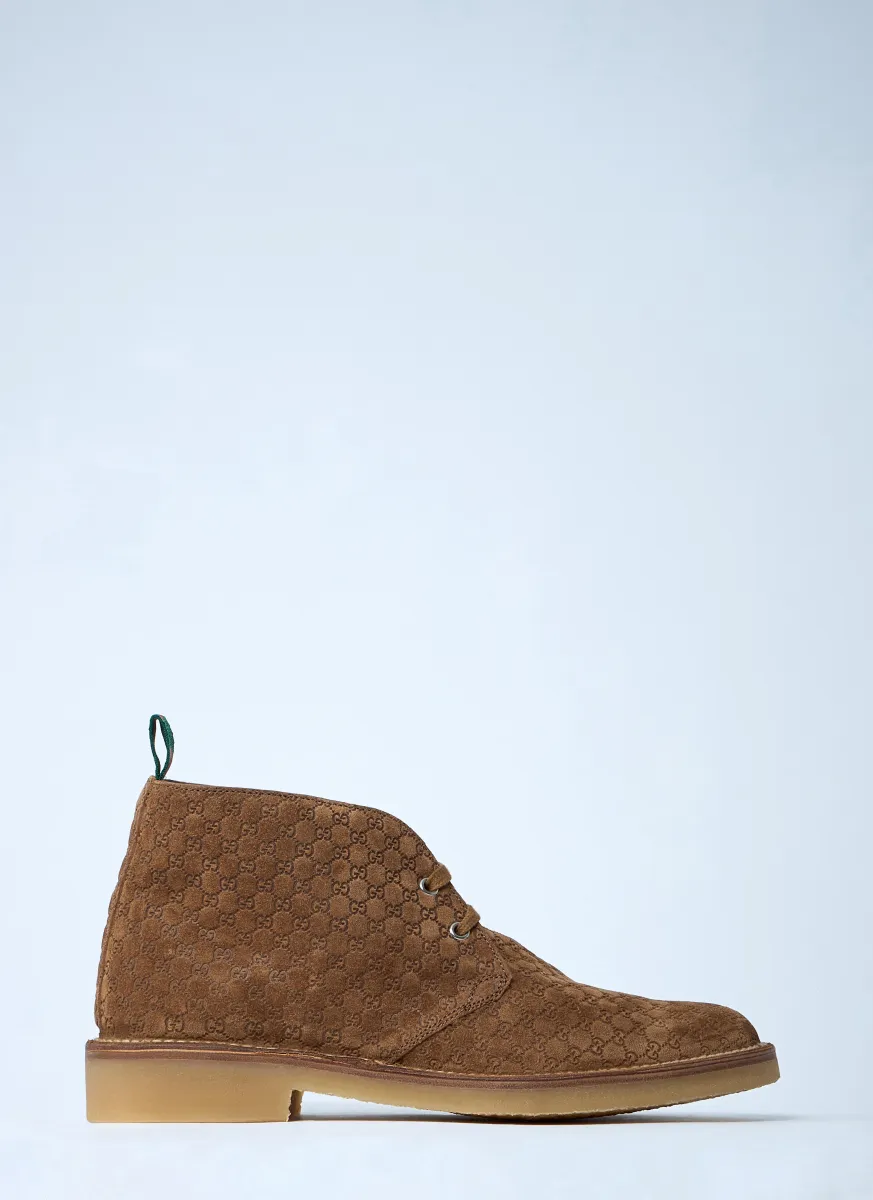 GG Suede Boots