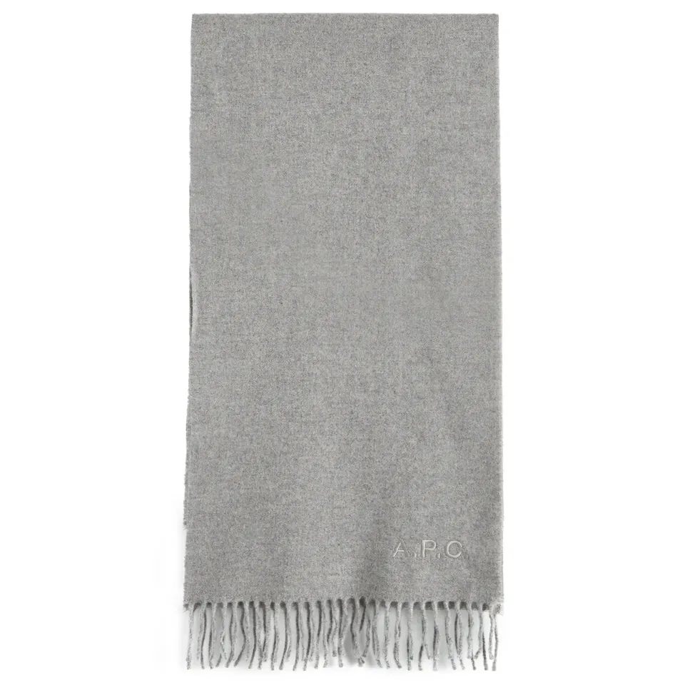 A.P.C. Ambroise Embroidered Scarf