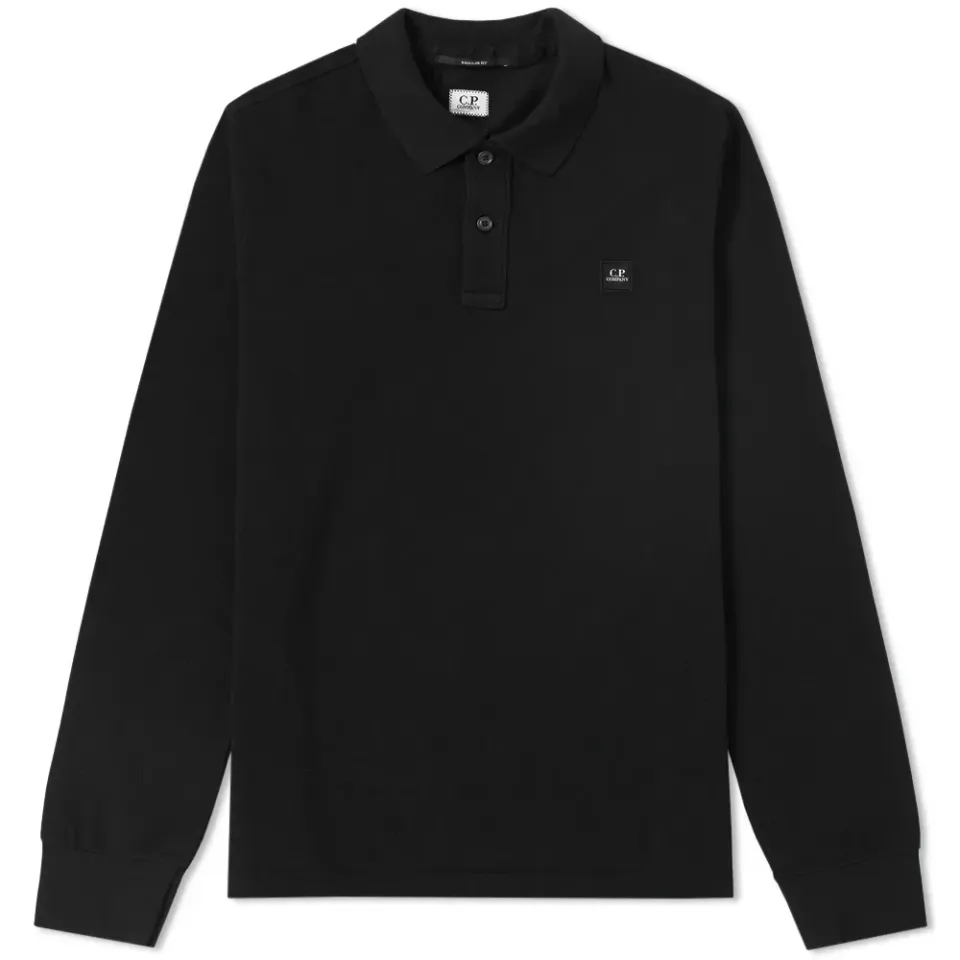 Long Sleeve Patch Logo Polo