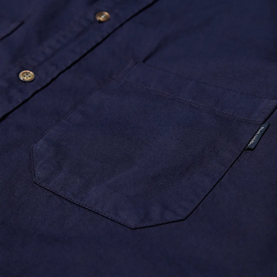 Button Down Garment Dyed Heavy Twill Shirt