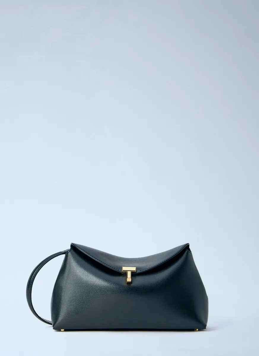 T-Lock Leather Clutch