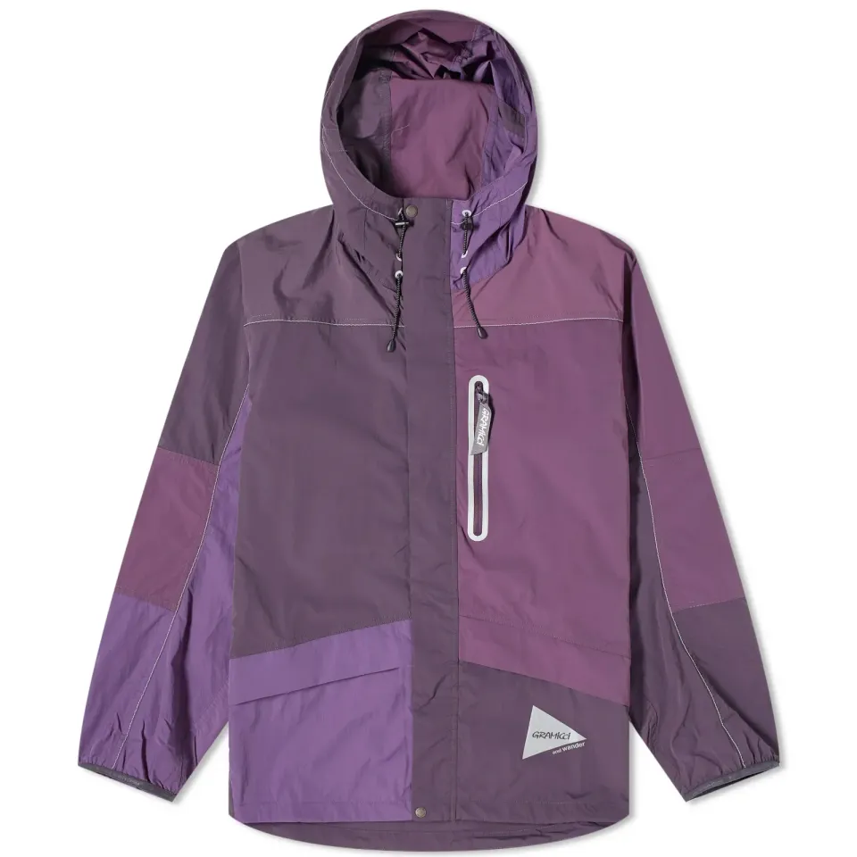 x And Wander Patchwork Wind Jacket