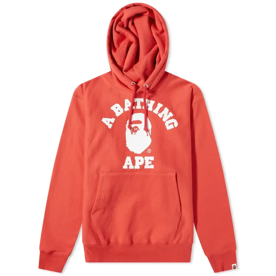 Classic College Relaxed Fit Pullover Hoodie