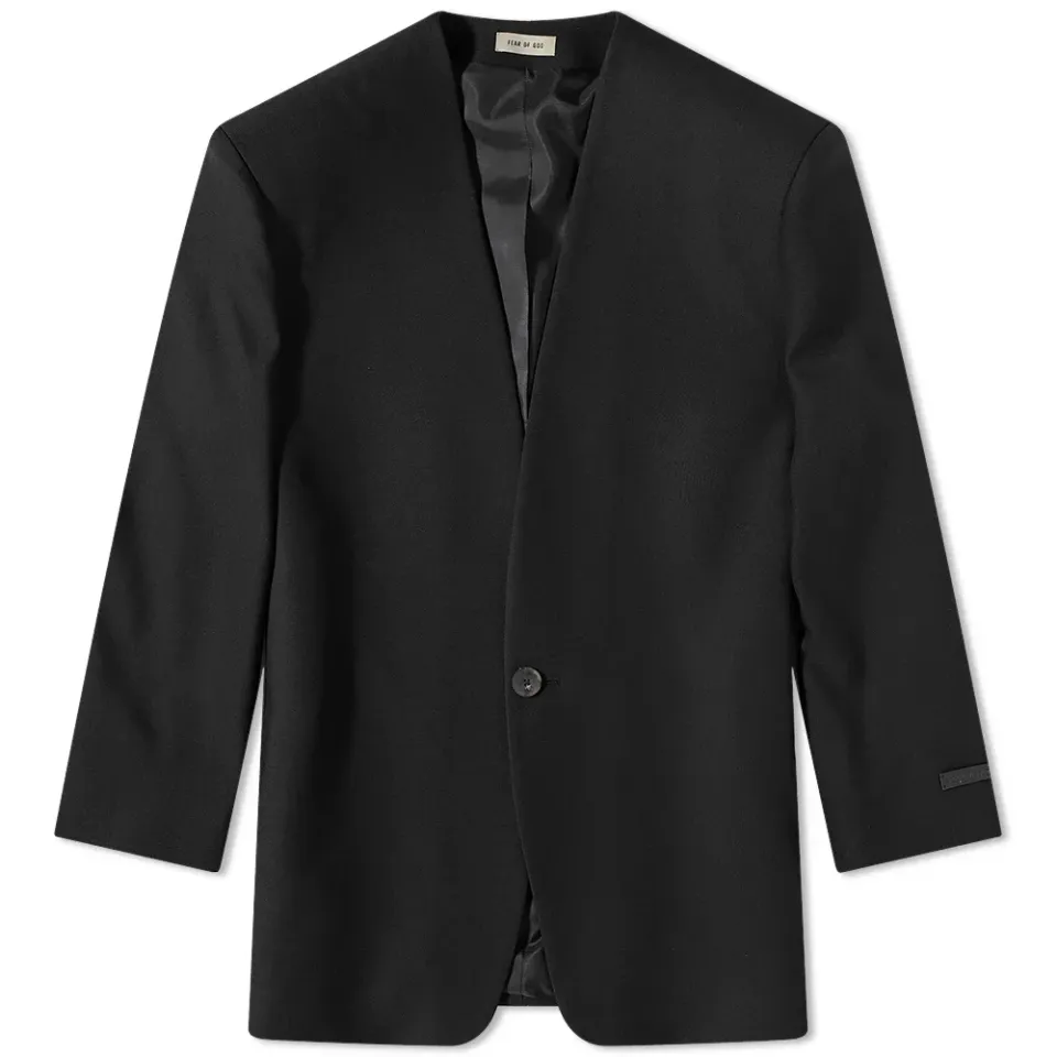 Eternal Wool Lapelless Jacket