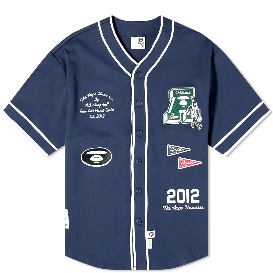 AAPE College Baseball Shirt