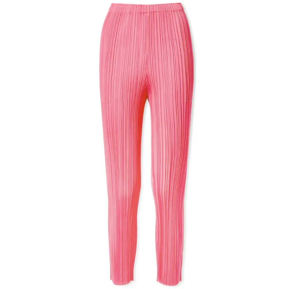 Pleats Straight Pant