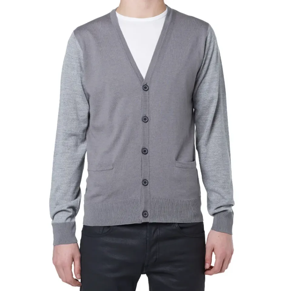 Tricolour Panel Cardigan