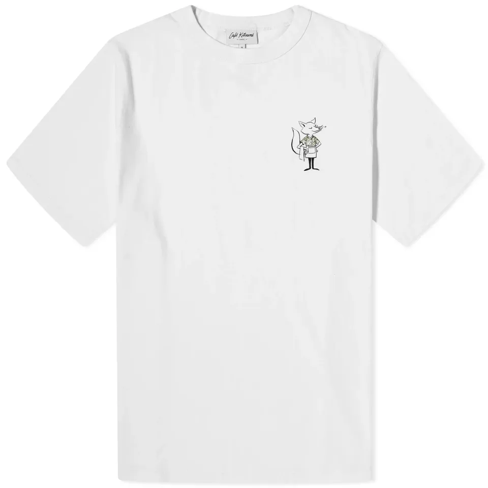 Café Kitsune Hawaiian Dressed Fox Relax T-Shirt
