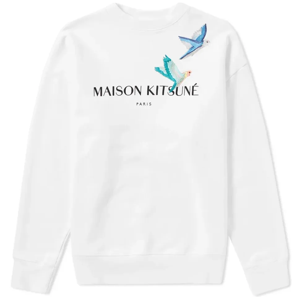 Maison Kitsuné Lovebirds Crew Sweat